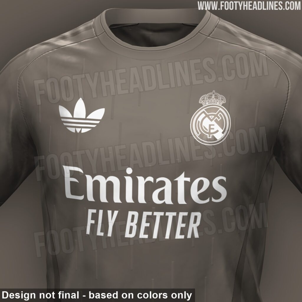 Camiseta adidas 3a Real Madrid 2023 2024 negra